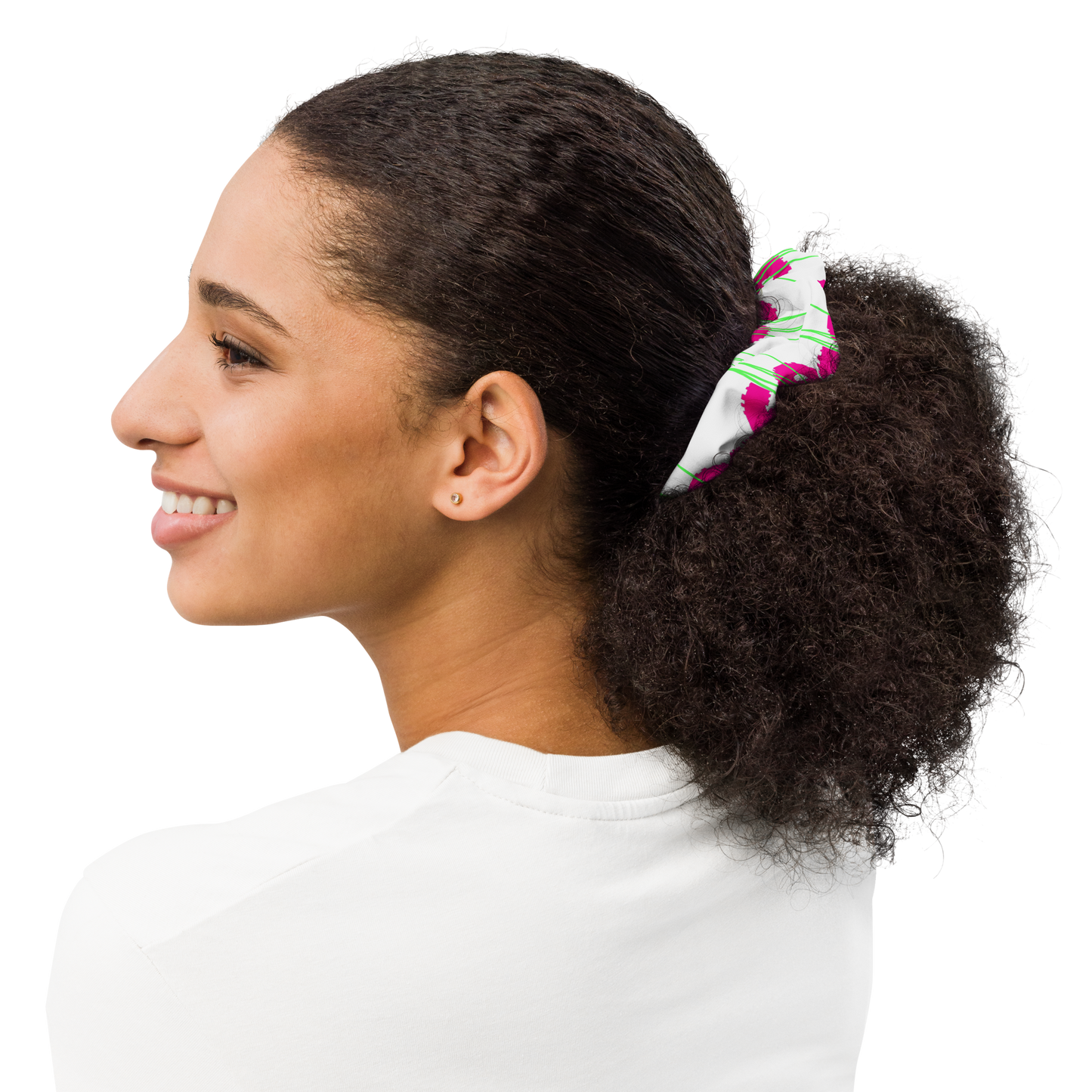 "It Takes No Money to"... $hine - Recycled Scrunchie